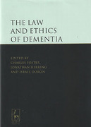 Cover of The Law and Ethics of Dementia
