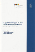 Cover of Legal Challenges in the Global Financial Crisis: Bail-Outs, the Euro and Regulation