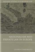 Cover of Nationalism and Private Law in Europe