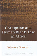 Cover of Corruption and Human Rights Law in Africa