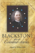 Cover of Blackstone and his Commentaries: Biography, Law, History