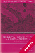 Cover of European Court of Justice and External Relations: Constitutional Challenges (eBook)