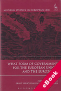 Cover of What Form of Government for the European Union and the Eurozone (eBook)