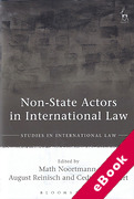 Cover of Non-State Actors in International Law (eBook)