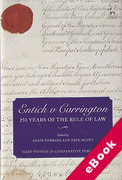 Cover of Entick v Carrington: 250 Years of the Rule of Law (eBook)