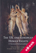 Cover of The UK and European Human Rights: A Strained Relationship? (eBook)