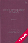 Cover of Studies in the History of Tax Law: Volume 7 (eBook)
