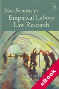 Cover of New Frontiers of Empirical Labour Law Research (eBook)