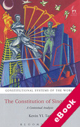 Cover of Constitution of Singapore: A Contextual Analysis (eBook)