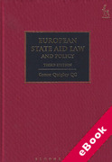 Cover of European State Aid Law and Policy (eBook)
