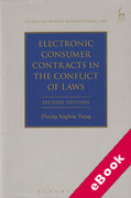Cover of Electronic Consumer Contracts in the Conflict of Laws (eBook)