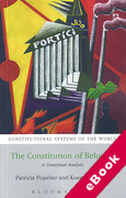 Cover of Constitution of Belgium: A Contextual Analysis (eBook)