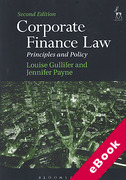 Cover of Corporate Finance Law: Principles and Policy (eBook)