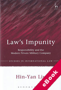 Cover of Law's Impunity: Responsibility and the Modern Private Military Company (eBook)