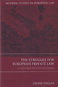 Cover of The Struggle for European Private Law: A Critique of Codification
