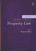 Cover of Modern Studies in Property Law: Volume 8