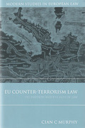 Cover of EU Counter-Terrorism: Pre-Emption and the Rule of Law