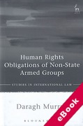 Cover of Human Rights Obligations of Non-State Armed Groups (eBook)