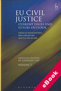 Cover of EU Civil Justice: Current Issues and Future Outlook (eBook)