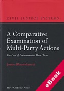 Cover of A Comparative Examination of Multi-Party Actions: The Case of Environmental Mass Harm (eBook)