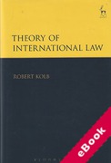 Cover of Theory of International Law (eBook)