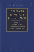 Cover of Defences in Unjust Enrichment