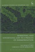 Cover of Marketing and Advertising Law in a Process of Harmonisation