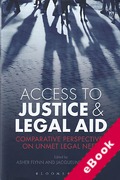 Cover of Access to Justice and Legal Aid: Comparative Perspectives on Unmet Legal Need (eBook)