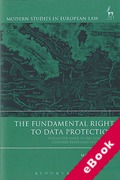 Cover of The Fundamental Right to Data Protection: Normative Value in the Context of Counter-Terrorism (eBook)
