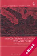Cover of Human Rights Between Law and Politics: The Margin of Appreciation in Post-National Contexts (eBook)