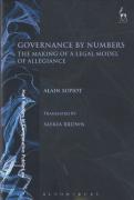 Cover of Governance by Numbers: The Making of a Legal Model of Allegiance