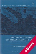 Cover of Reconceptualising European Equality Law: A Comparative Institutional Analysis (eBook)