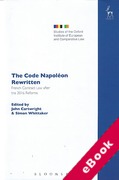 Cover of The Code Napoleon Rewritten: French Contract Law after the 2016 Reforms (eBook)