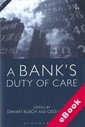 Cover of A Bank's Duty of Care (eBook)