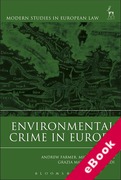 Cover of Environmental Crime in Europe (eBook)