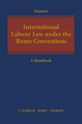Cover of International Labour Law under the Rome Conventions: A Handbook