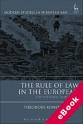 Cover of The Rule of Law in the European Union: The Internal Dimension (eBook)