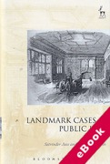Cover of Landmark Cases in Public Law (eBook)