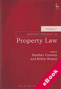 Cover of Modern Studies in Property Law: Volume 9 (eBook)