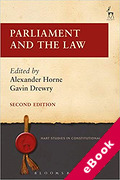 Cover of Parliament and the Law (eBook)