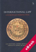 Cover of International Law: A European Perspective (eBook)