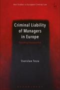 Cover of Criminal Liability of Managers in Europe: Punishing Excessive Risk