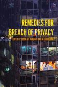 Cover of Remedies for Breach of Privacy