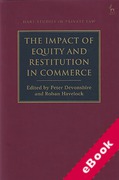 Cover of The Impact of Equity and Restitution in Commerce (eBook)