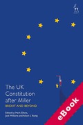 Cover of The UK Constitution after Miller: Brexit and Beyond (eBook)