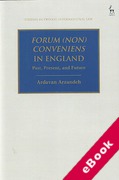 Cover of Forum (Non) Conveniens in England: Past, Present, and Future (eBook)