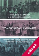 Cover of Women's Legal Landmarks: Celebrating 100 Years of Women and Law in the UK and Ireland (eBook)
