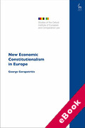 Cover of New Economic Constitutionalism in Europe (eBook)