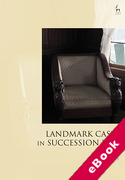 Cover of Landmark Cases in Succession Law (eBook)