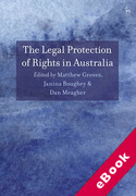 Cover of The Legal Protection of Rights in Australia (eBook)
